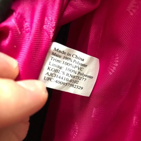 Juicy Couture flap crossbody black chain purse - Picture 9 of 14